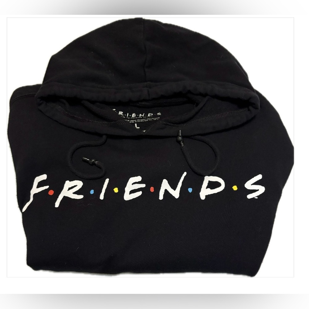 Black Hoodie with Friends Logo - Picture 2 of 3